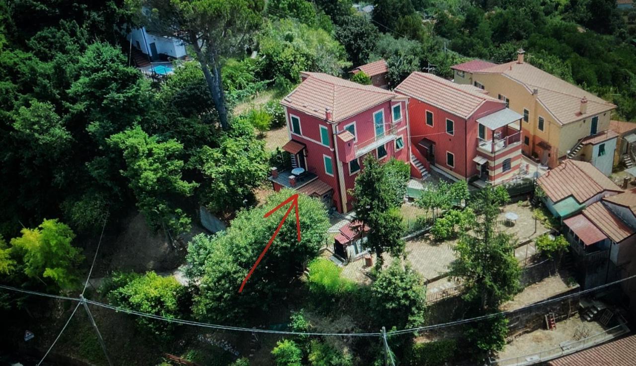 La Casa Rossa Arcola Con Vista Villa Dış mekan fotoğraf