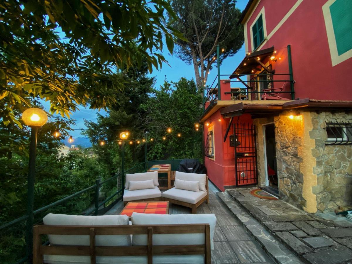 La Casa Rossa Arcola Con Vista Villa Dış mekan fotoğraf