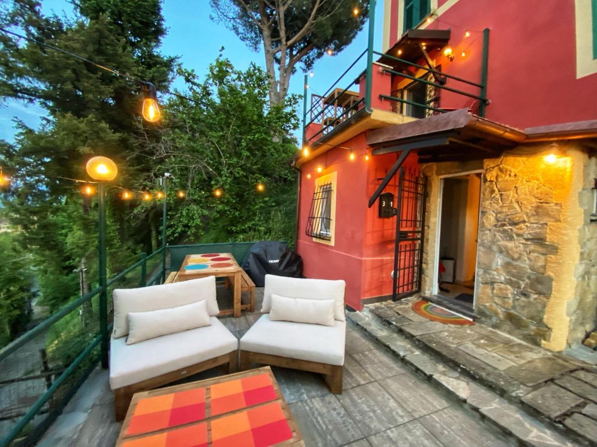 La Casa Rossa Arcola Con Vista Villa Dış mekan fotoğraf