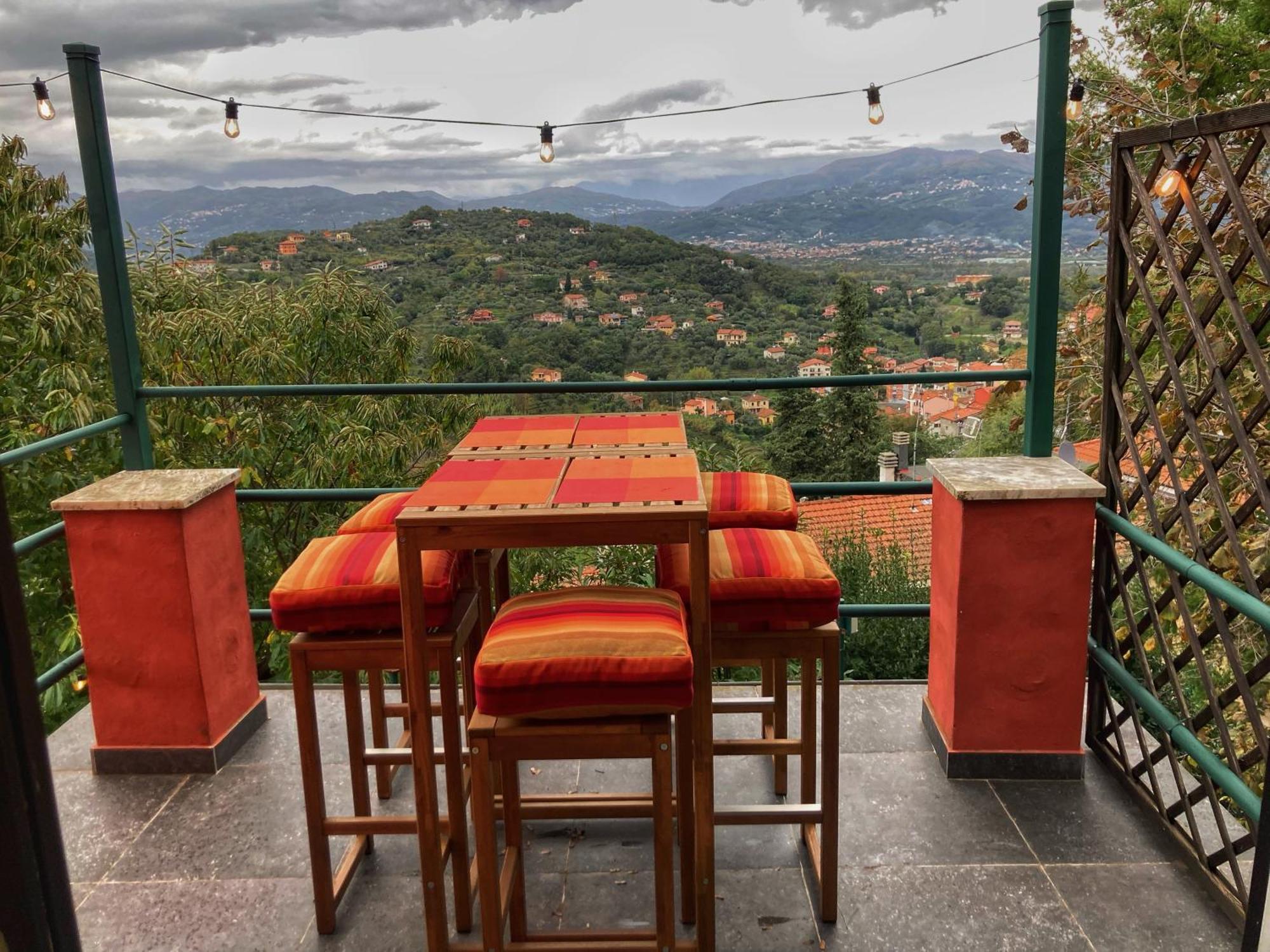 La Casa Rossa Arcola Con Vista Villa Dış mekan fotoğraf
