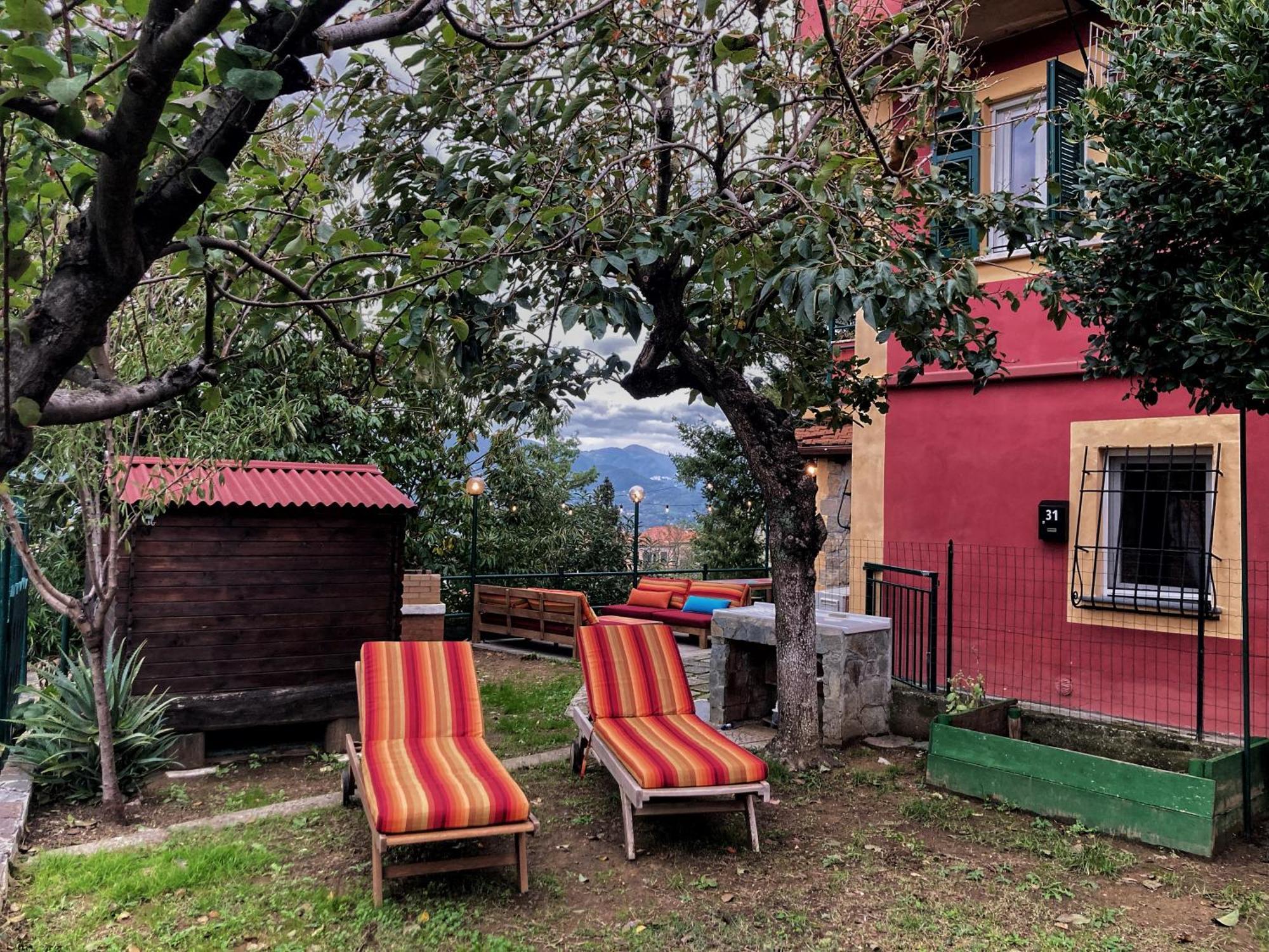 La Casa Rossa Arcola Con Vista Villa Dış mekan fotoğraf